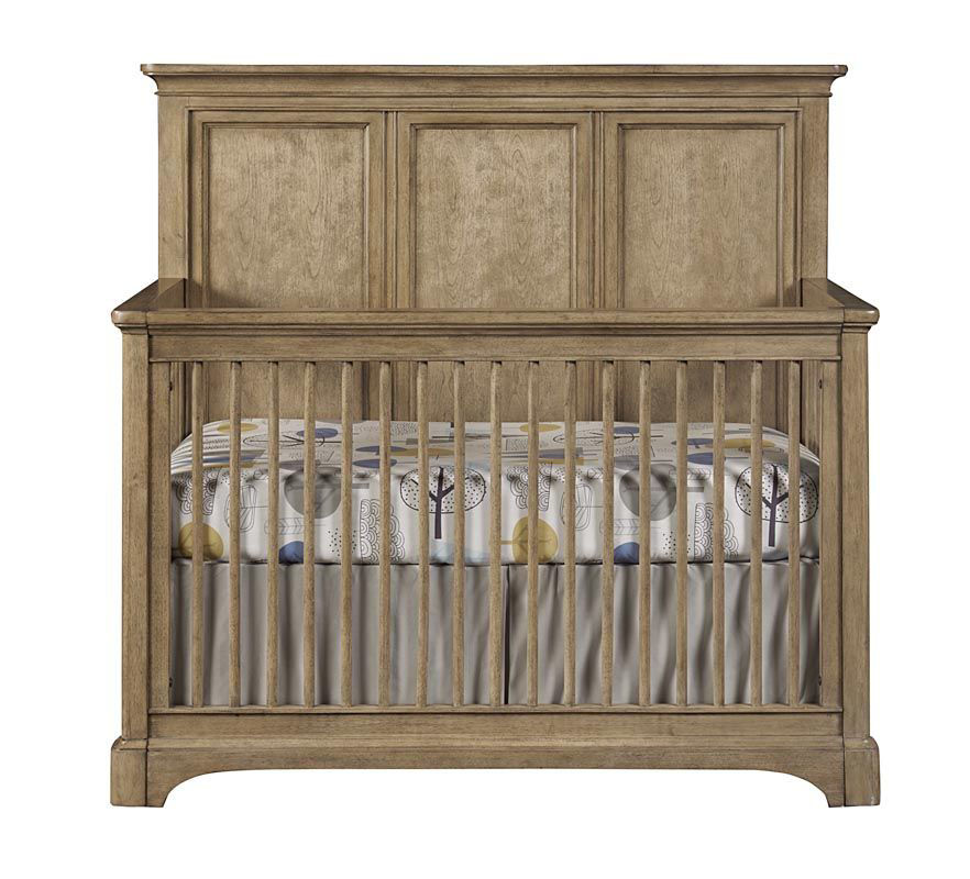 Built To Grow Crib Chelsea Square French Toast