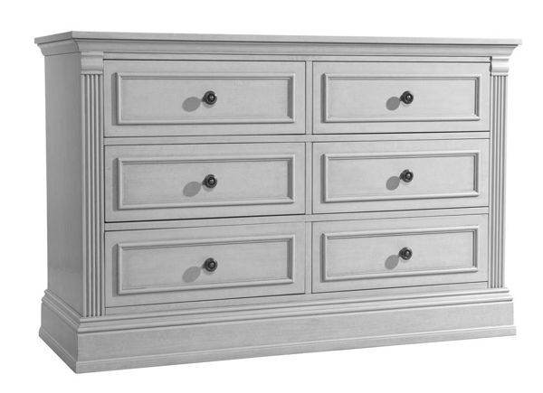 6 Drawer Dresser Trinity Belgium Cream White