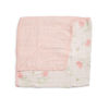 Picture of Deluxe Bamboo Muslin Quilt - Pink Peony  by Little Unicorn