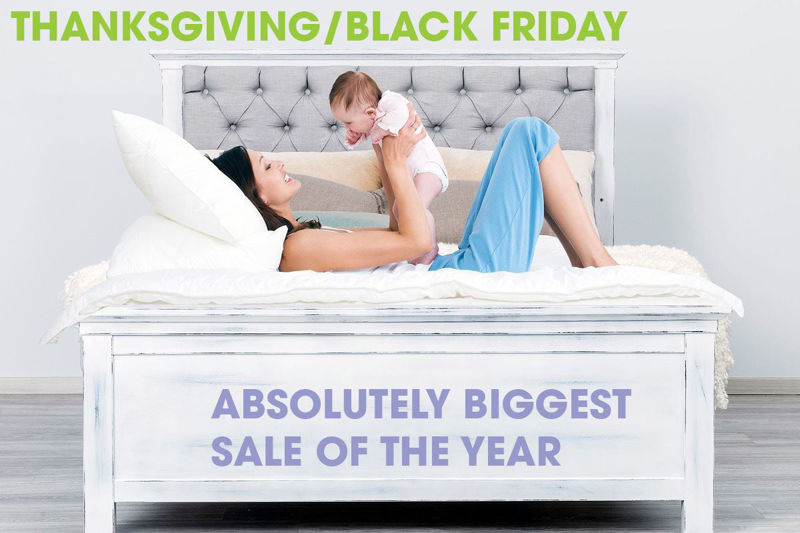 thanksgiving bed sale