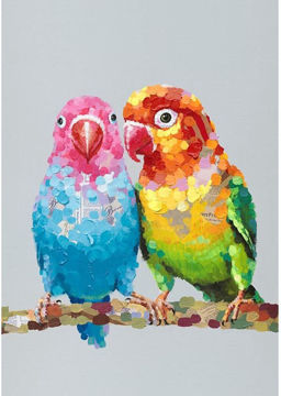 Picture of Kissy Love Birds 20X28