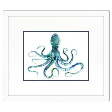 Picture of Aqua Octupus Framed 20X27