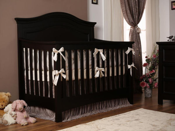 Picture of Serena 4-N-1 Convertible Crib Cherry
