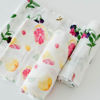 Picture of Deluxe Bamboo Muslin Swaddle 2 Pack - Sweet Tart by Little Unicorn