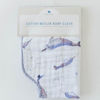 Picture of Cotton Muslin Burp Cloth - Narwhal by Little Unicorn