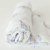 Picture of Cotton Muslin Swaddle Single - Narwhal by Little Unicorn