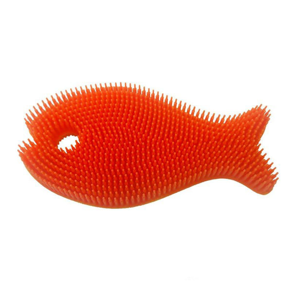 Picture of Silicone bath scrub - gold fish