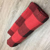 Picture of Cotton Muslin Swaddle Single - Red Plaid by Little Unicorn