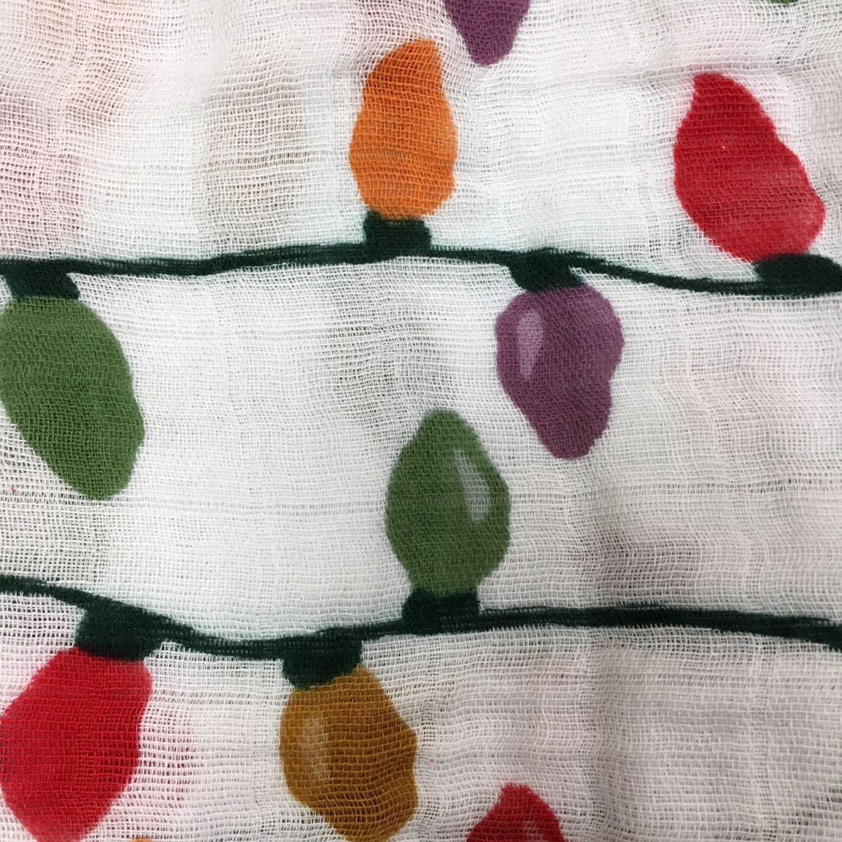 christmas muslin blanket