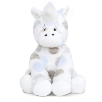 Picture of Luxe Dot Plush Little Unicorn - Blue