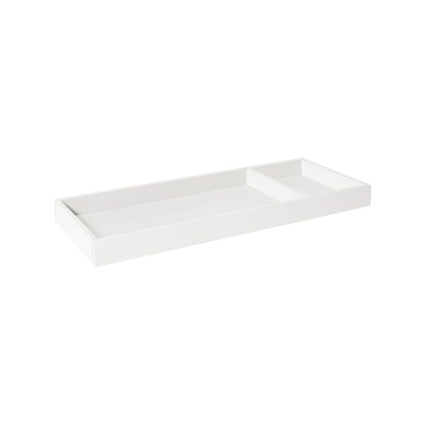 Picture of Universal Wide Removable Changing Tray-Warm White | Monogram by Namesake