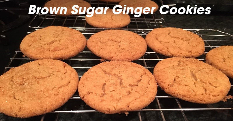 Brown Sugar Ginger Cookies – sweet and spicy in just the right proportion.