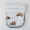 Picture of Cotton Muslin Classic Bib 3 Pack - Bison Set by Little Unicorn