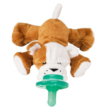 Picture of Barkley Bull Dog Shakies - Paci Plushie | by Nookums