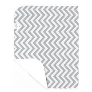 Picture of Deluxe Change Pad Flannel- Chevron Grey