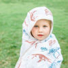 Picture of Paleontologic-Cotton Hooded Big Kid Towel