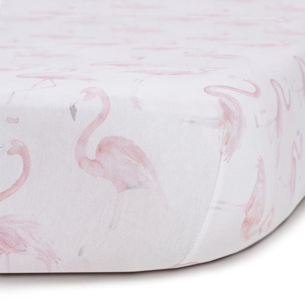 flamingo crib sheets