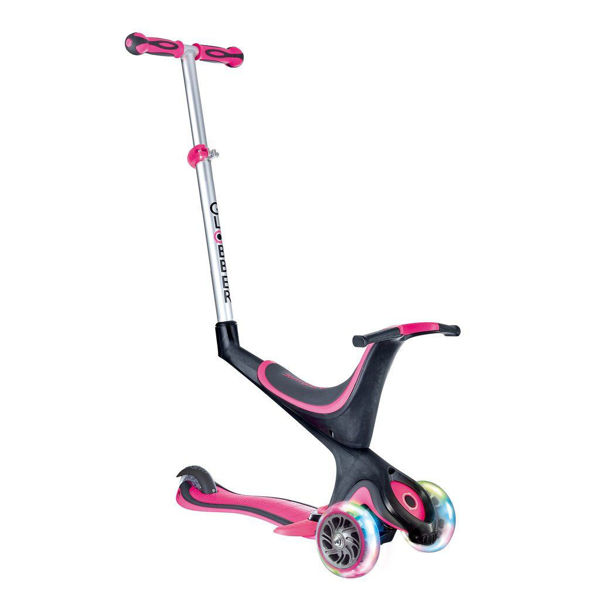 Picture of Convertible Scooter - Pink - with LED wheels