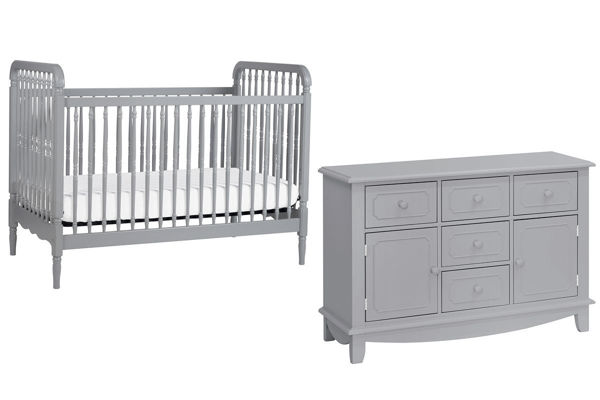 Liberty Crib And Sullivan Dresser Package Grey