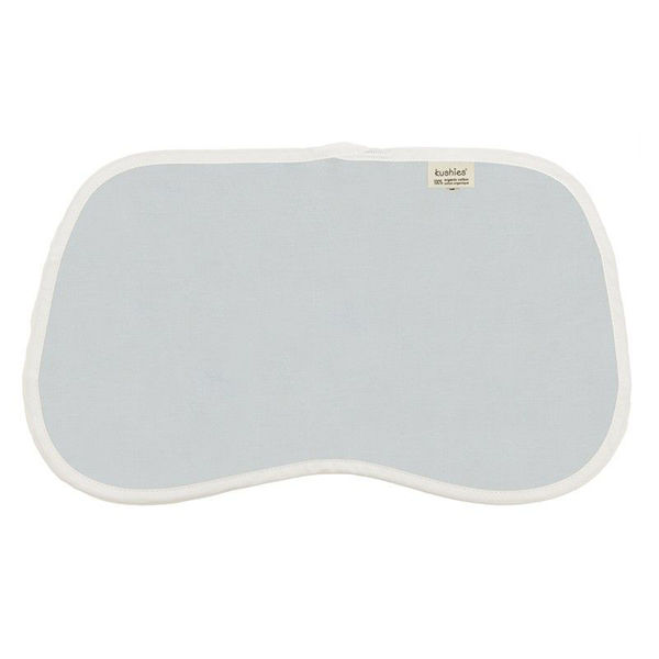 Picture of Organic Jersey Reversible Burp Pads- Blue | by Kushies