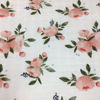 Picture of Cotton Muslin Crib Sheet - Watercolor Roses by Little Unicorn
