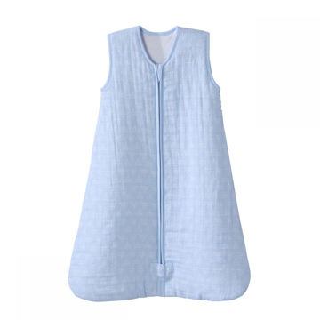 Picture of Halo Sleepsack Small, Quilted Cotton Muslin, Pyramid Blue
