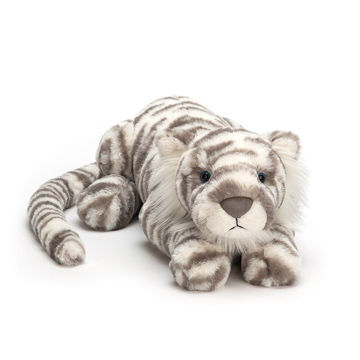 Picture of Sacha Snow Tiger - Little 11" - Beautifully Scrumptious by JellyCat