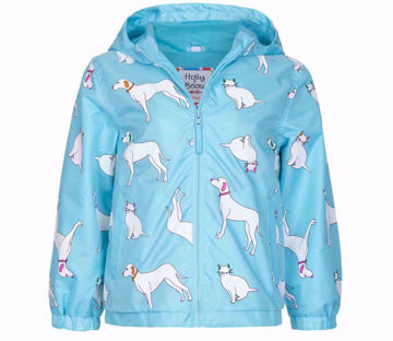 Picture of Color Changing Aqua Dogs & Cats Raincoat