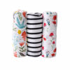 Picture of Cotton Muslin Swaddle 3 Pack - Wild Mums by Little Unicorn