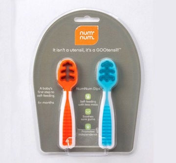 NumNum Starter Kit  Baby Bowl and Spoons Set (Stage 1 + Stage 2