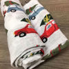 Picture of Cotton Muslin Swaddle Single - Holiday Haul by Little Unicorn