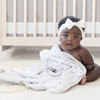 Picture of Dove Woven Cotton Band Crib Skirt by Oilo