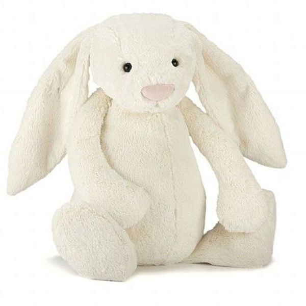 Jellycat London Bashful Lamb Plush 8 Toy Stuffed Animal Soft Sheep White  Cream