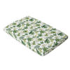 Picture of Cotton Muslin Mini Crib and Play Yard Sheet - Tropical Leaf