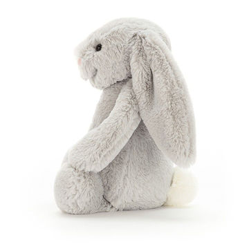 Picture of Bashful Grey Bunny - Medium - 12 x 5