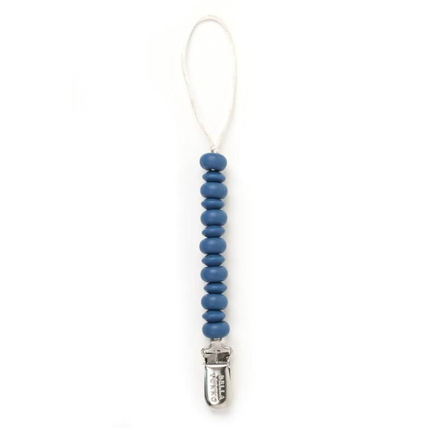 Picture of Navy Pacifier Clip - by Bella Tunno