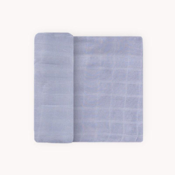 Picture of Deluxe Bamboo Muslin Swaddle Single - Lavender by Little Unicorn