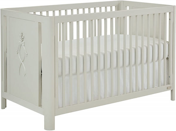 light gray crib