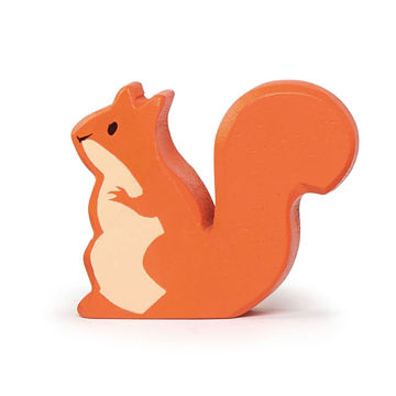 Picture of Red Squirrel Wooden Animal by  TenderLeaf Toys