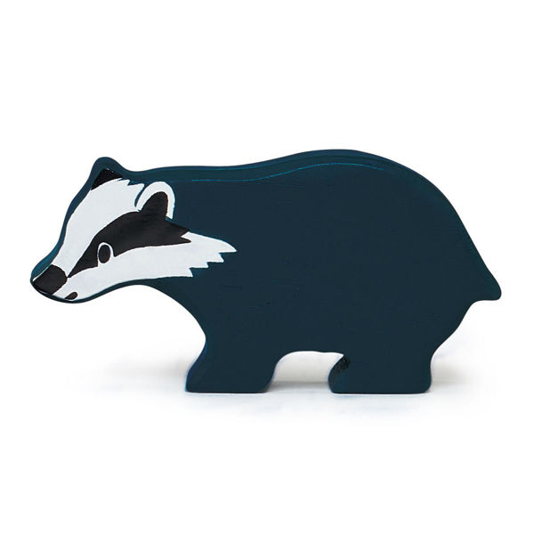 Picture of Badger Wooden Animal by  TenderLeaf Toys