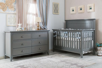 Picture of Edison Flint Nursery Packages- by Silva Furniture