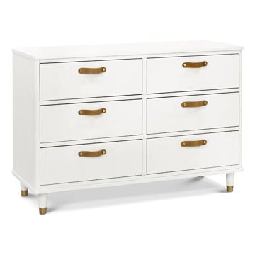Picture of Tanner 6-Drawer Dresser - Warm White | by Namesake