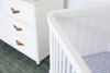Picture of Tanner Crib & Dresser Package - warm white | by Namesake