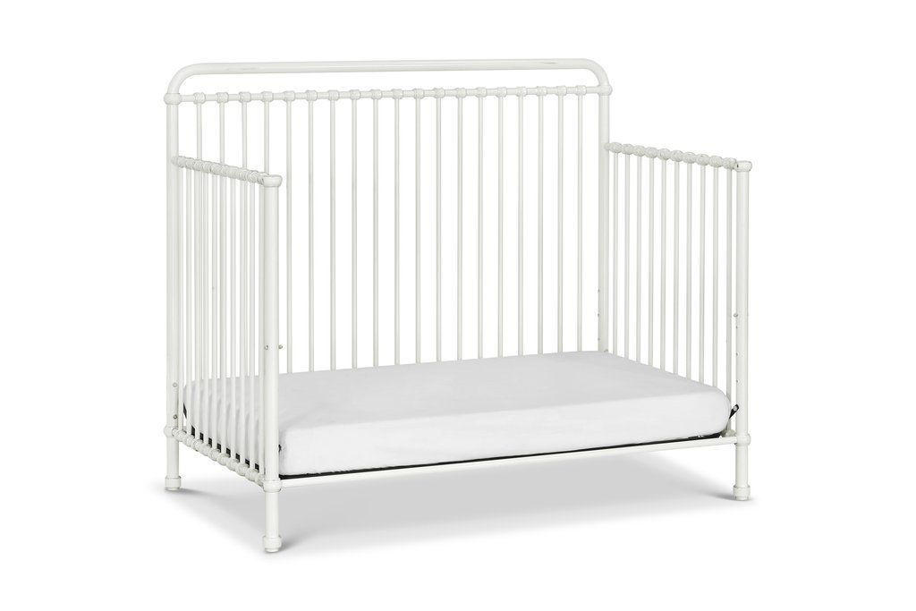 White metal 2024 convertible crib