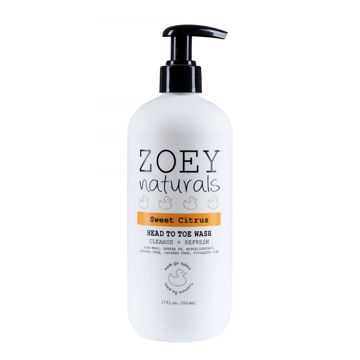 Picture of Zoey Naturals Sweet Citrus Head to Toe Wash - 17 oz.