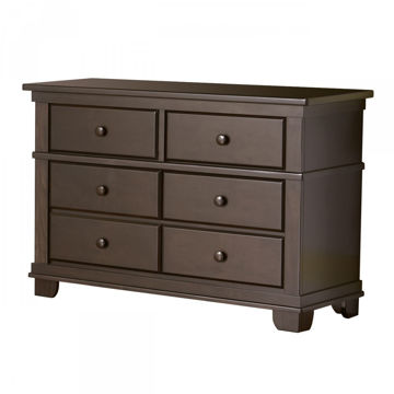 Picture of Torino 6 Drawer Double Dresser - Mocacchino Finish by Pali Furniture
