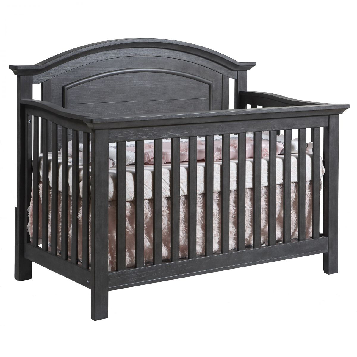 Distressed best sale gray crib