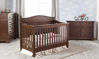 Picture of Napoli Curved Top Forever Convertible Crib - Mocacchino Finish by Pali Furniture