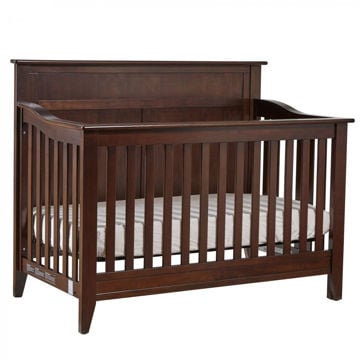 Picture of Napoli Forever Convertible Flat Top Crib - Mocacchino Finish by Pali Furniture