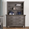 Picture of Como Double Dresser 6 Drawers - Distressed Granite - by Pali Furniture
